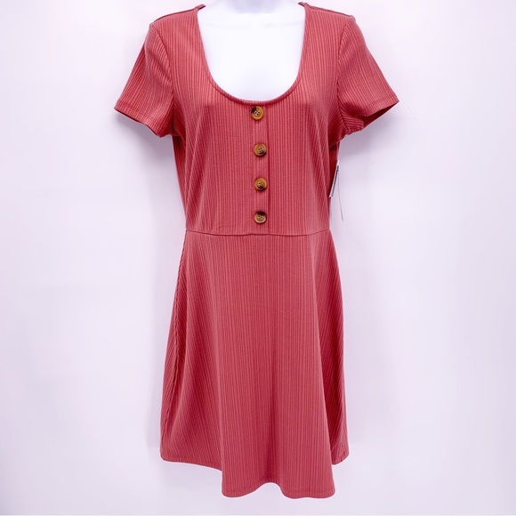 NEW Just Fab Short Sleeve Dress Size Small - Picture 1 of 9